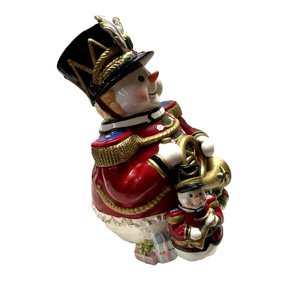 Vintage Snowman Nutcracker Cookie Jar - Picture 3 of 5